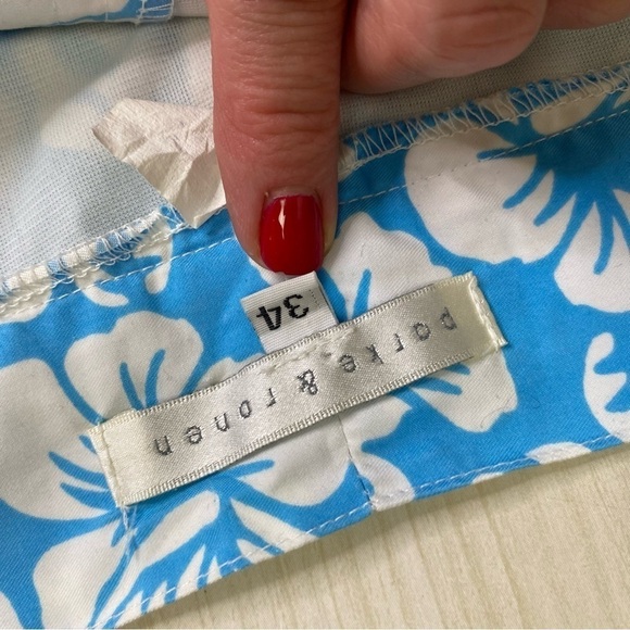 Parke and Ronan Aqua blue Hawaiian swim shorts size 34 - Picture 8 of 11